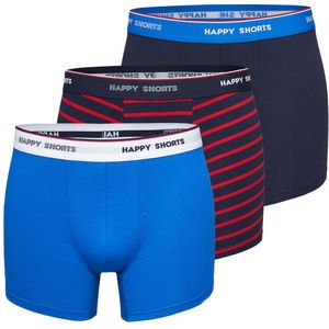 Happy Shorts 3-pack boxershorts heren maritim gestreept
