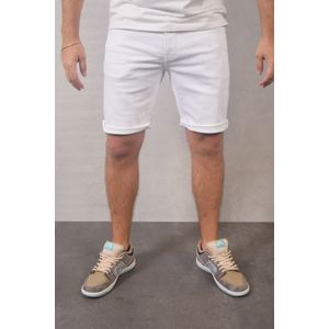 Purewhite Slim fit denim short the steve