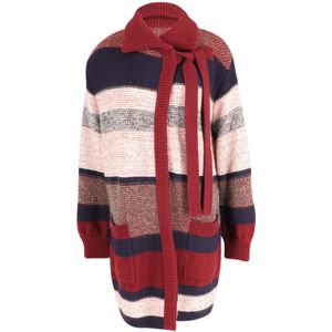 Chloé Gestreepte Cardigan in Multicolor Mohair