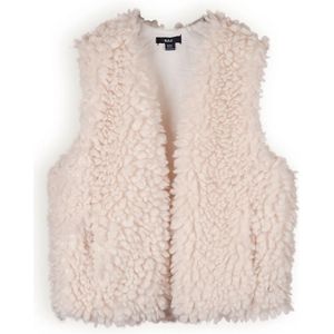 NoBell Meisjes gilet fluffy fur kath pearled