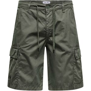 Only & Sons - Cargoshorts - Regular Fit - Knielang