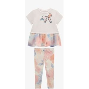Guess - Kids Set - Tie Dye Legging - Pure White
