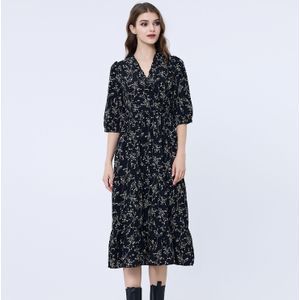 Cross-Heart - Liberty Print Dress - Jerseyjurk - V-hals - Lange Mouwen