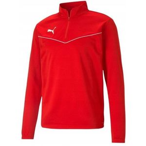 Puma - Team Rise - Sweatshirt - 100% Polyester - Met Lange Mouwen - Kwart Rits
