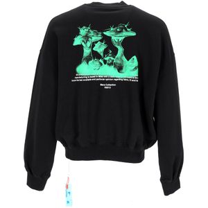 Off-White Sweatshirt met paddenstoelenprint