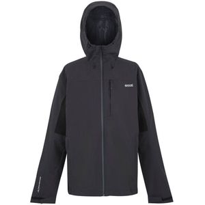Regatta - Birchdale II - Waterdichte Jas - Zwart - 100% Gerecycleerd Polyester, Isotex 15000, Ademend, Waterdicht