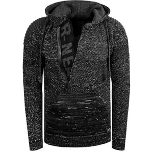 Rusty Neal - Chunky Hoodie - Gebreide Trui - Casual Pasvorm