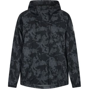 Schmuddelwedda - Oversized Anorak - Donkergrijs Zwart Camouflage - Dames