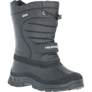 Trespass - Kinder Unisex Dodo Waterbestendinge Sneeuw Laarzen (Zwart)