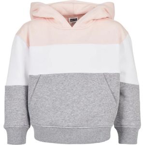 Urban Classics Meisjes 3 tone oversized hoodie