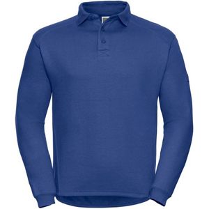 Russell Athletic Heren sweatshirt met kraag voor zwaar gebruik