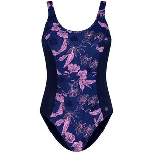 Ten Cate Swim Tweka Corrigerend Badpak Donkerblauw/Roze