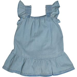Denim jurk en panty set 602112 voor meisjes