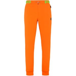 Philipp Plein - Joggingbroek - Oranje - Katoenfleece