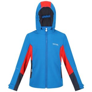 Regatta - Acidity V Soft Shell Jas - Kinder - Blauw - Polyester