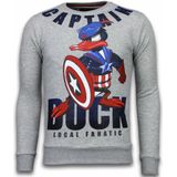 Local Fanatic Captain duck rhinestone sweater