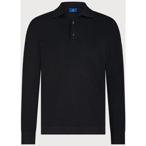 Blue Industry - Polokraag Pullover - Regular Fit - Zacht - Gebreide Structuur