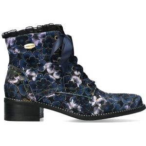 Laura Vita - Burton 45 - Veterschoenen - Kaki - Rubber Zool - Leer Voering