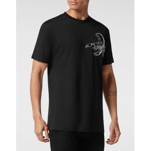 Philipp Plein - T-Shirt - Zwart - Ronde Hals - Katoen