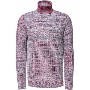 Rusty Neal - Gebreide Trui - Zwart - Casual Pasvorm - Rolkraag