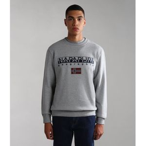 Napapijri - Sweatshirt - Grijs - Heren - Katoen