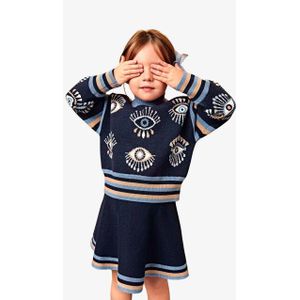 Abel & Lula Meisjes set rok knit jacquard