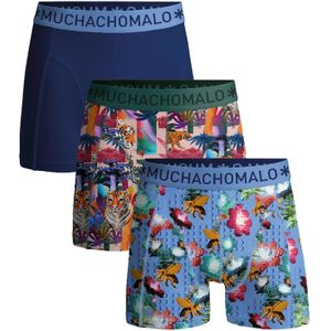 Muchachomalo Jongens 3-pack boxershorts bricks