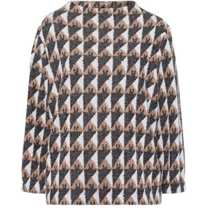 Frank Walder - W53110003 - Top - Zand - Lange Mouw