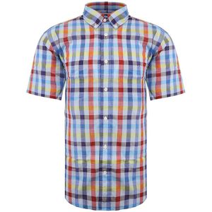 Eden Park - Geruit Heren Overhemd - Veelkleurig - Oxford