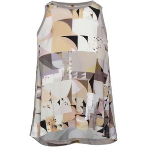 Haltertop - Mouwloze Zomertop - Jersey - Met Print - A-lijnmodel