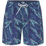 Happy Shorts Heren zwemshort blad print