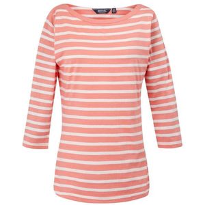 Regatta - Bayletta Top - Gestreept - 3/4 Mouw - Katoen/Polyester - UPF 30+