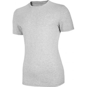 4F - T-shirt - Zwart - Katoen Viscose - Korte Mouwen - Crew Neck