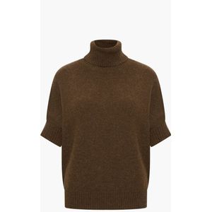 Aimée the Label - Ginger - Gebreide Turtleneck - Bruin - Dames
