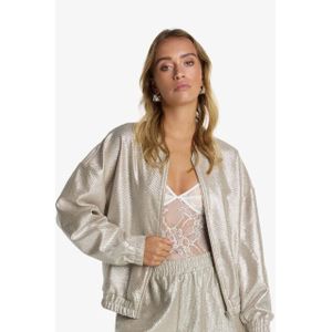 Alix the Label - Foil Jas - Zilver - Polyester