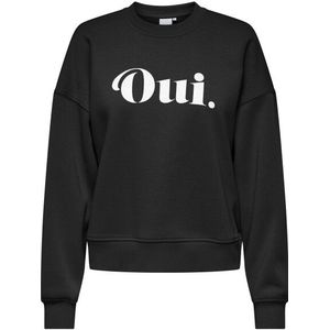 Only - Onlbest Print Crew Neck Swt - Zwart - Trui