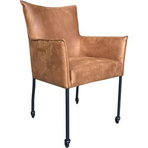 Livingfurn eetkamerstoel valerie rodeo cognac 1 stuk