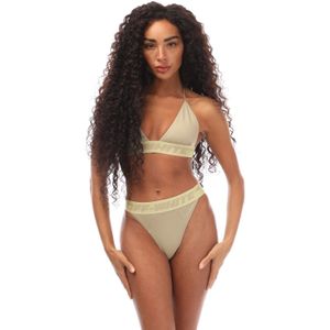 Dames - Off White Logo Band - Bikini - Groen