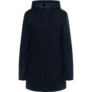 Dreimaster Overgangsjas van wolmix Heren nachtblauw