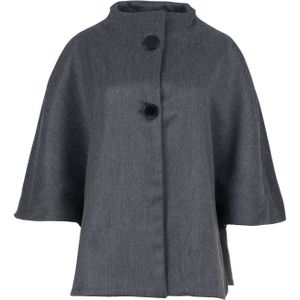 Wollen Kap - Donkergrijs - Korte Mouwen