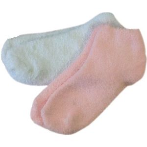 CaliCosy Roze en witte binnensokken