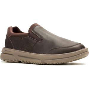 Hush Puppies - Baylor - Leren Herenschoenen - Bruin - Gezondheidsslippers