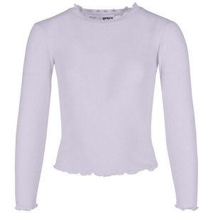 Urban Classics Meisjes t-shirt met korte geribde mouwen