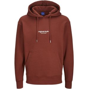 Jack & Jones jorvesterbro sweat hood noos 12241687 brandy brown