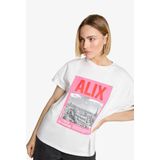 Alix The Label - T-shirt - Wit - Photoprint