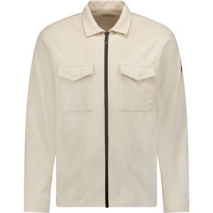 No Excess Regular Fit Overshirt Cream