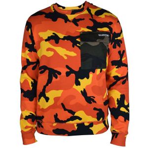 Valentino Garavani - Trui - Oranje - Lange Mouwen - 100% Katoen