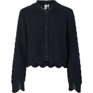 Y.A.S - Yassava - Gebreid Vest - Donkerblauw