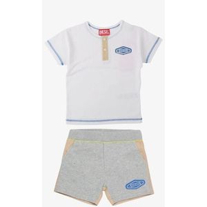 Diesel - Tostib Set - Korte Broeken - Bianco - T-shirt en Short