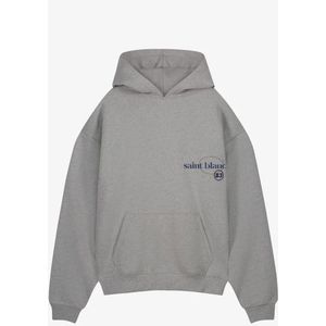 Saint Blanc - Hoodie - Grijs Melange - Oversized Fit - High Density Print - 80/20 Cotton/Polyester